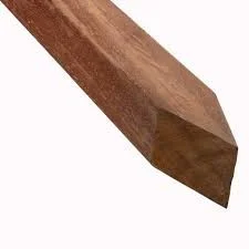 Hardhouten paal, geschaafd 65 x 65 x 2750