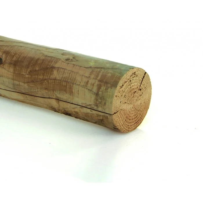 Houten paal rond 100x4000