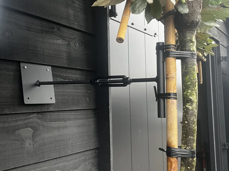 Stalen bevestiging steun met stelschroef