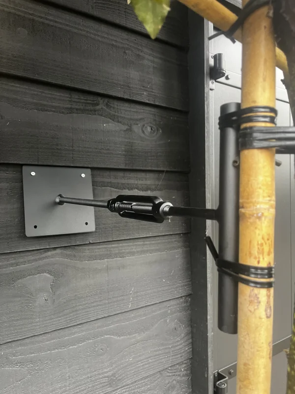 Stalen bevestiging steun met stelschroef-3