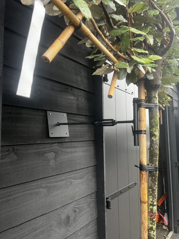 Stalen bevestiging steun met stelschroef-4