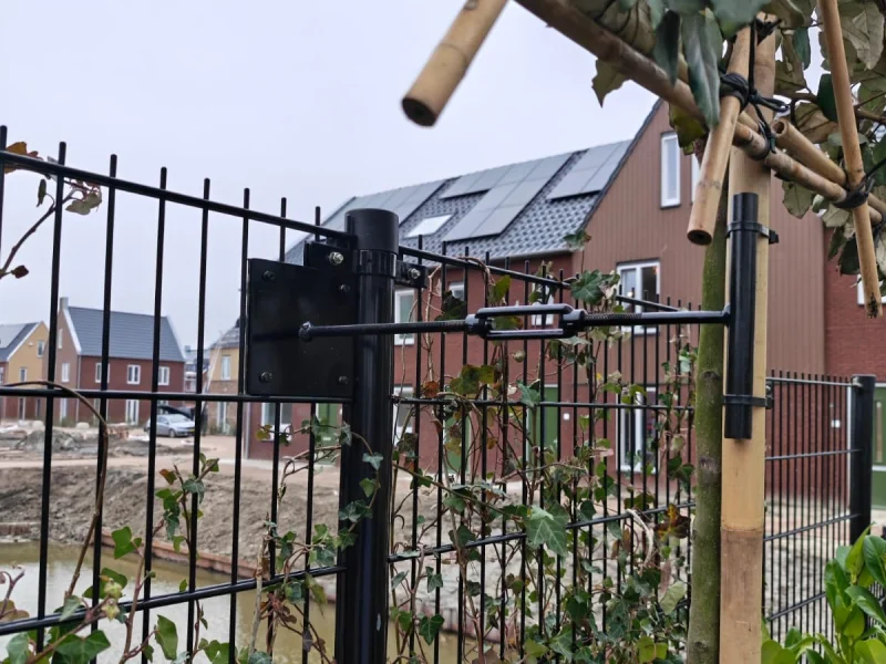 Stalen bevestiging steun met stelschroef-5